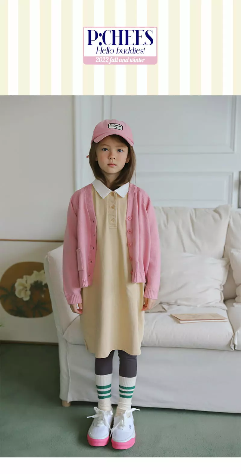 Peach-Cream - Korean Junior Fashion - #todddlerfashion - Bunny Leggings