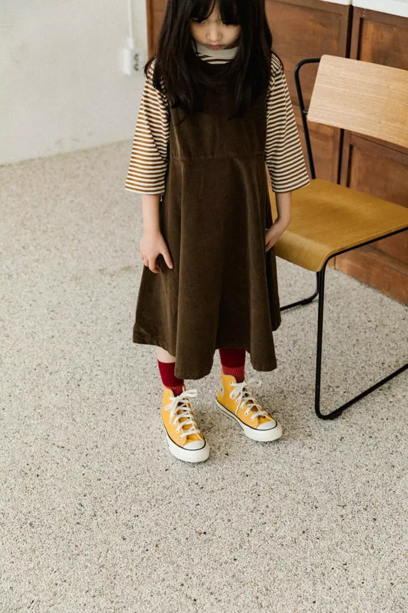 Peanut - Korean Children Fashion - #Kfashion4kids - Low Stripes Tee - 7