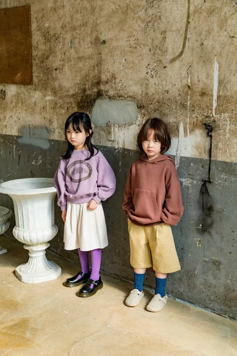 Peanut - Korean Children Fashion - #childofig - Plain Hoody Tee - 8