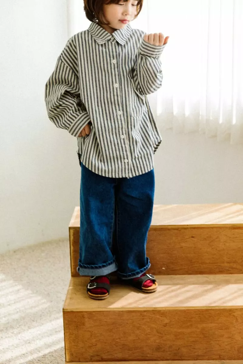 Peanut - Korean Children Fashion - #childofig - Classic Stripes Shirt - 9