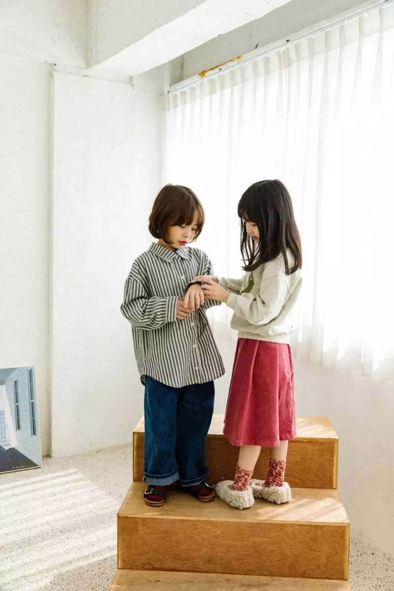 Peanut - Korean Children Fashion - #designkidswear - Classic Stripes Shirt - 11