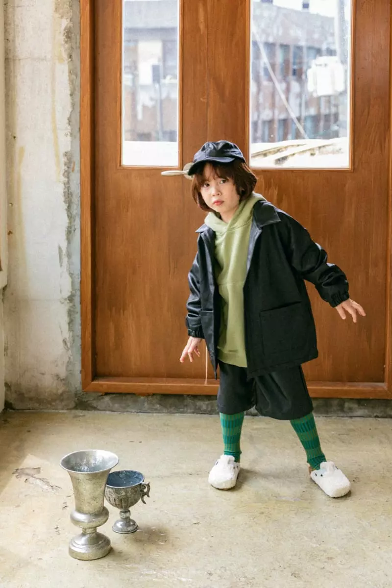 Peanut - Korean Children Fashion - #designkidswear - Over Leather Jacket - 4