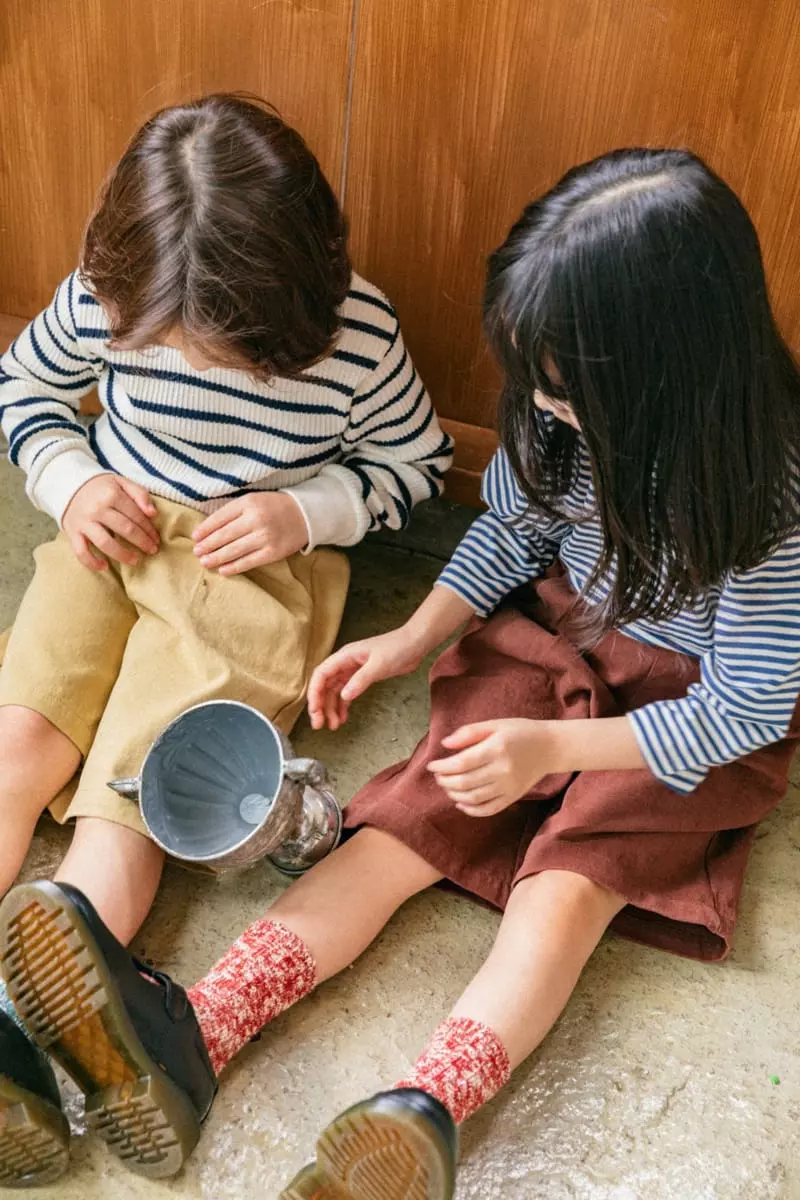 Peanut - Korean Children Fashion - #fashionkids - Low Stripes Tee - 3