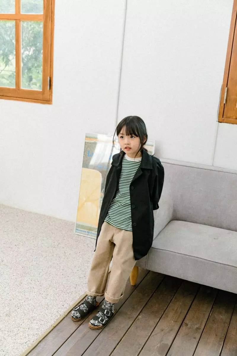 Peanut - Korean Children Fashion - #fashionkids - Low Stripes Tee - 4