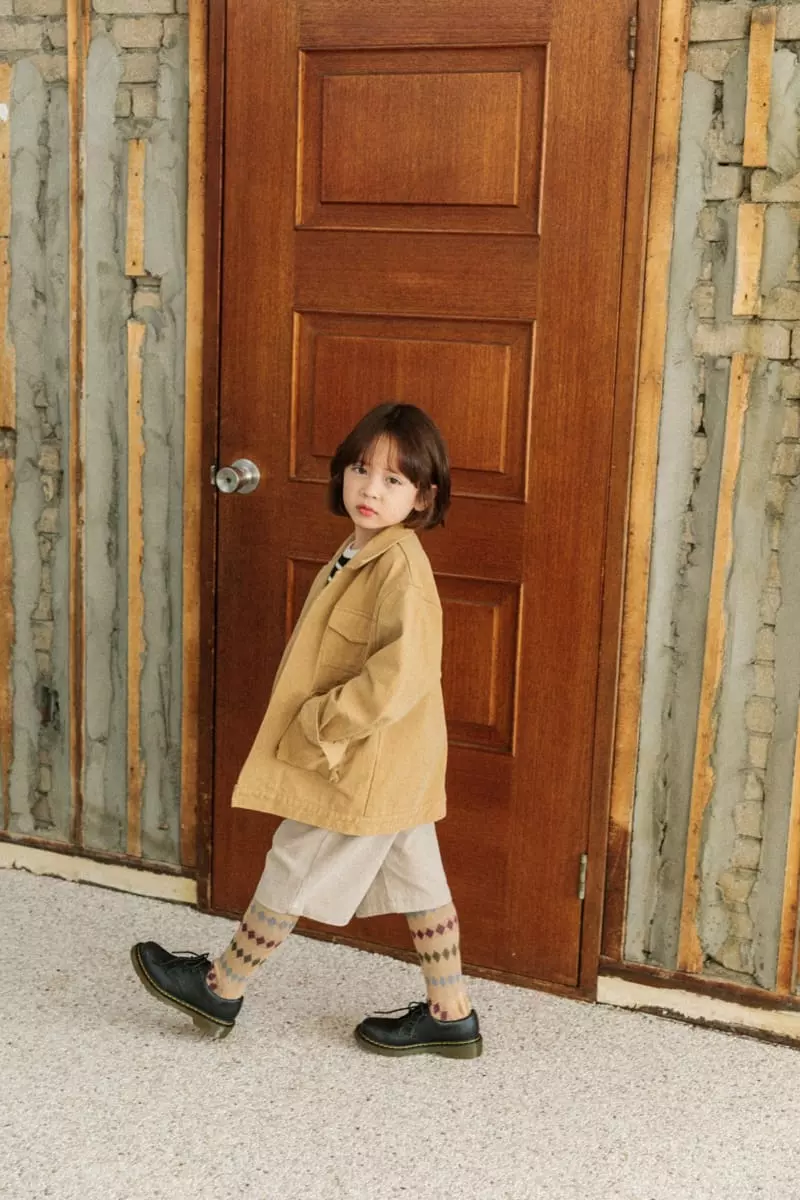 Peanut - Korean Children Fashion - #kidsshorts - Soft Twill Jacket - 5