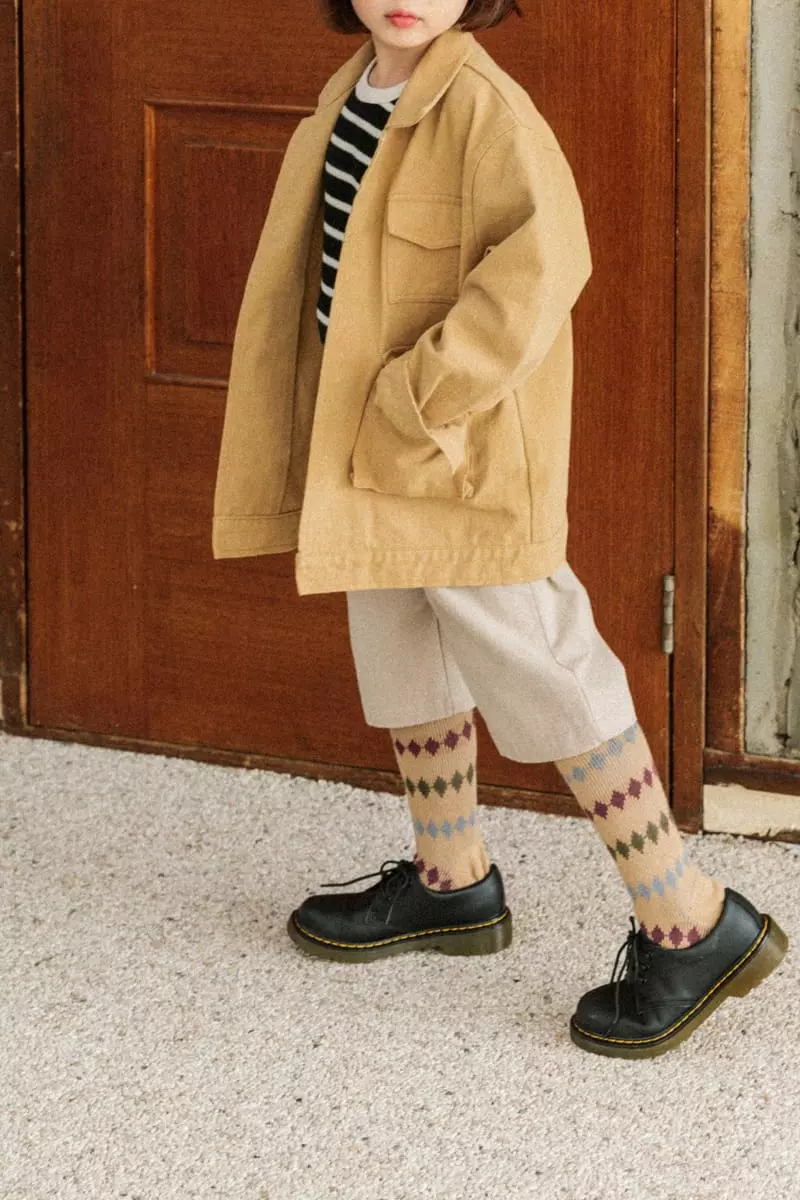 Peanut - Korean Children Fashion - #kidsstore - Soft Twill Jacket - 6