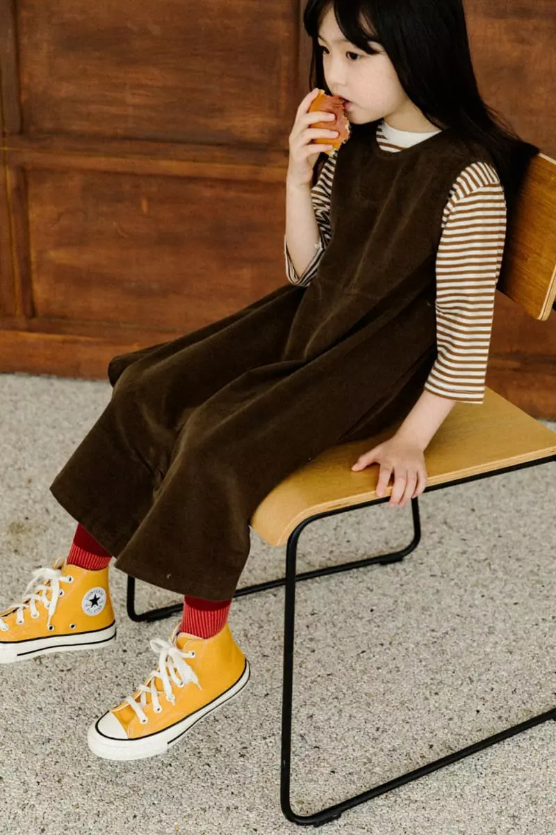 Peanut - Korean Children Fashion - #kidzfashiontrend - Low Stripes Tee - 6