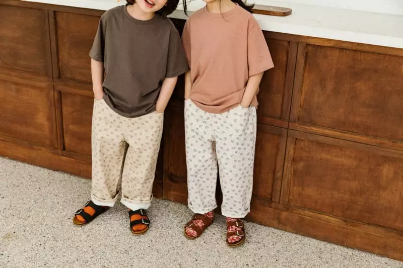 Peanut - Korean Children Fashion - #littlefashionista - Coin Short Sleeves Tee - 2