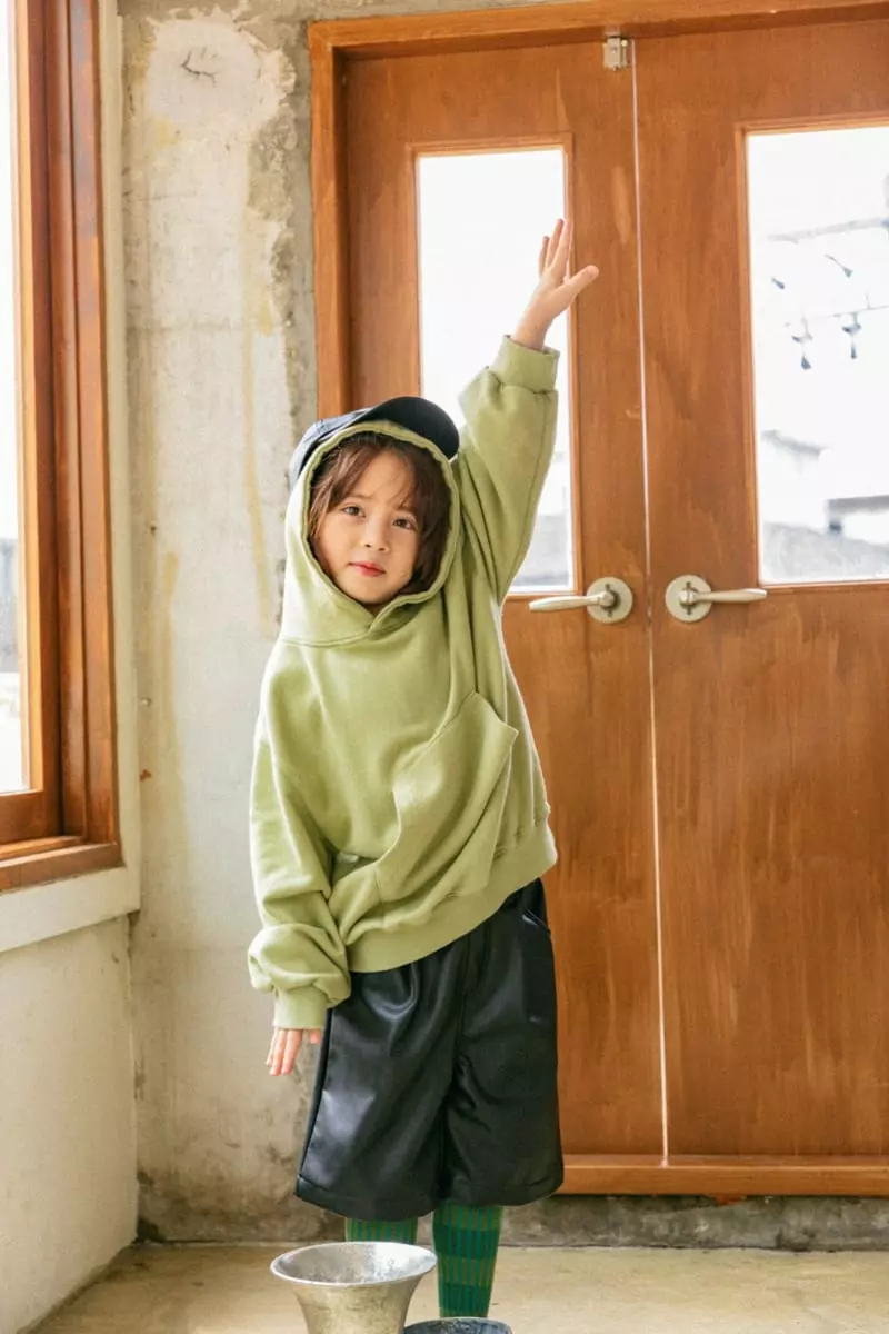 Peanut - Korean Children Fashion - #magicofchildhood - Plain Hoody Tee - 5