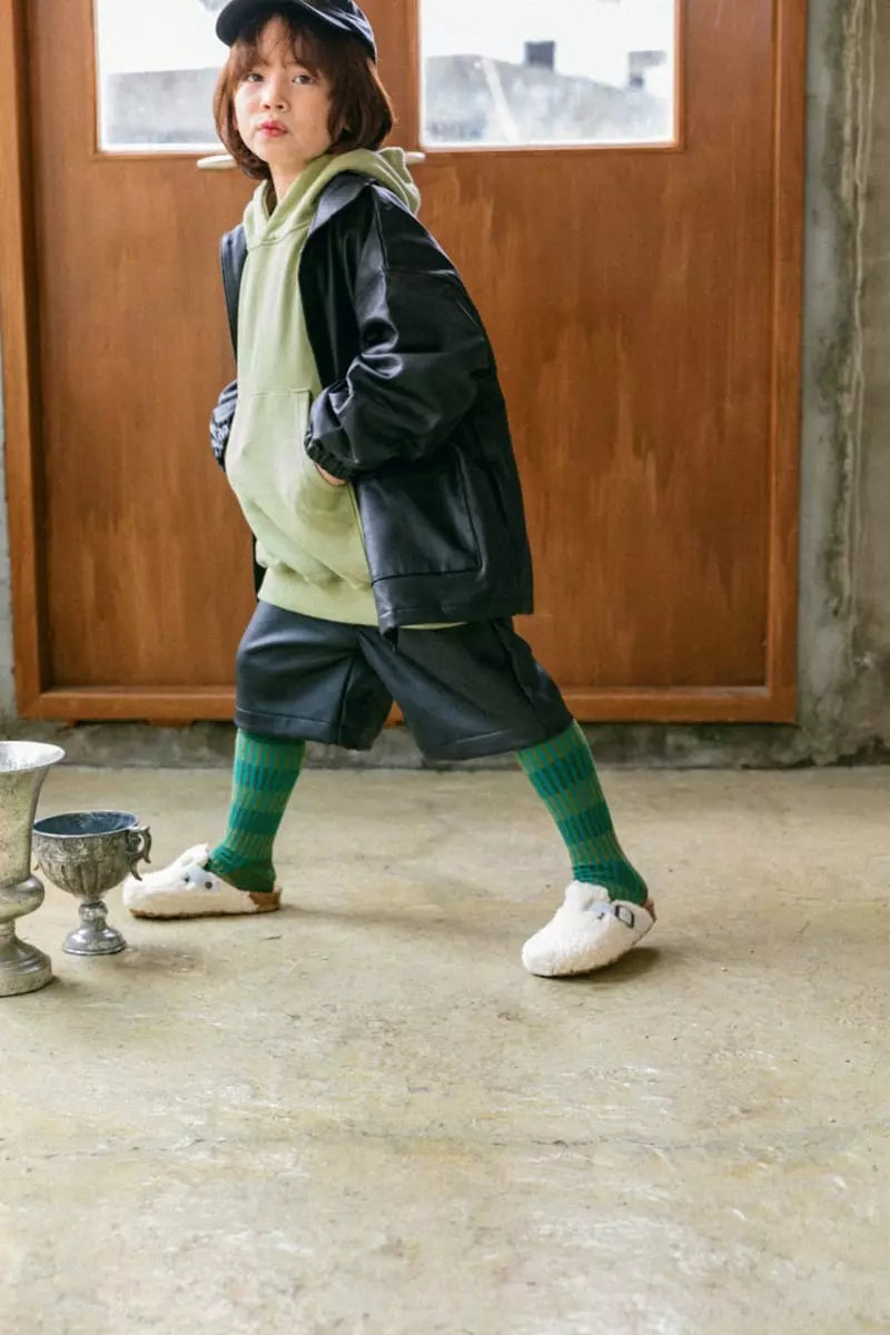 Peanut - Korean Children Fashion - #magicofchildhood - Leather Pants - 7