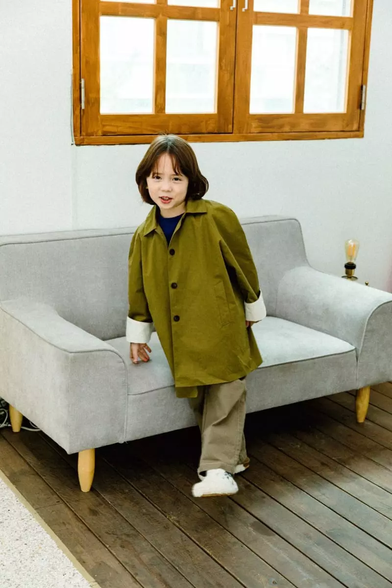 Peanut - Korean Children Fashion - #magicofchildhood - Log Trench Coat - 6