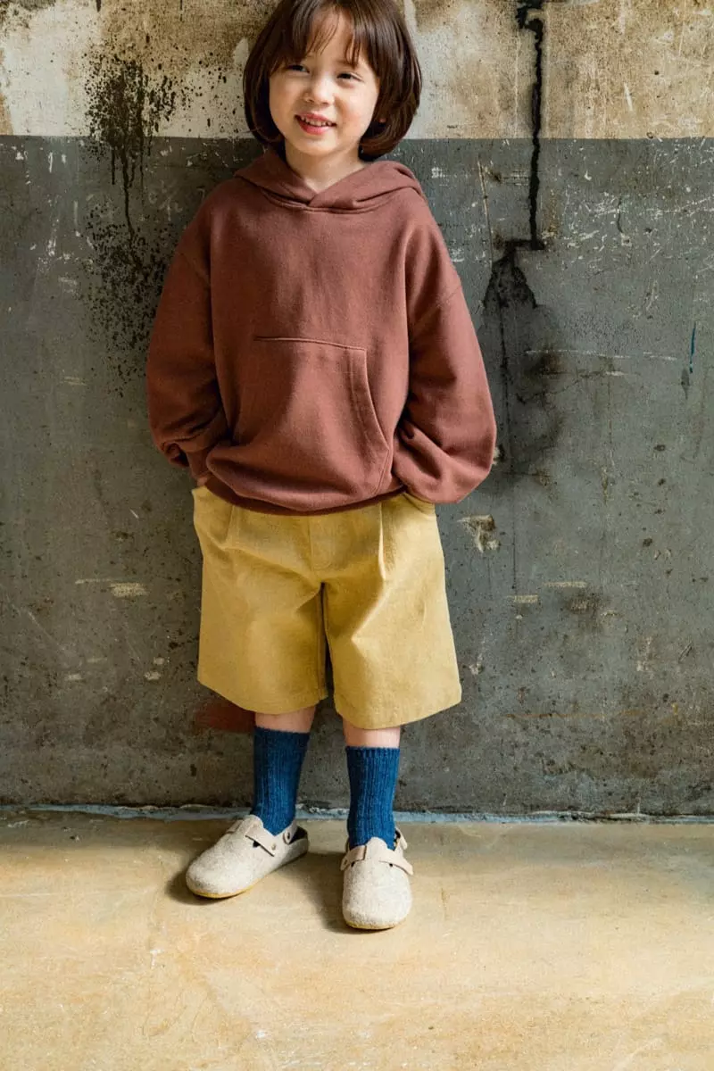Peanut - Korean Children Fashion - #minifashionista - Plain Hoody Tee - 6