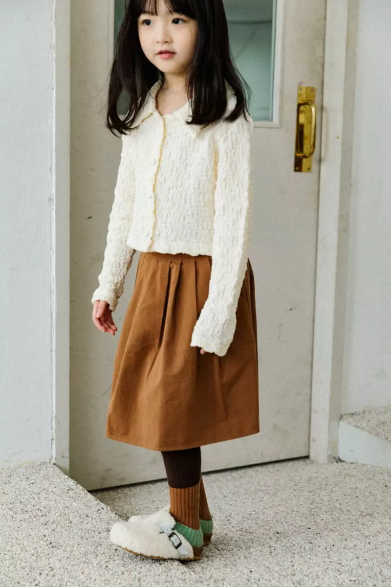 Peanut - Korean Children Fashion - #minifashionista - Creamy Blouse - 3