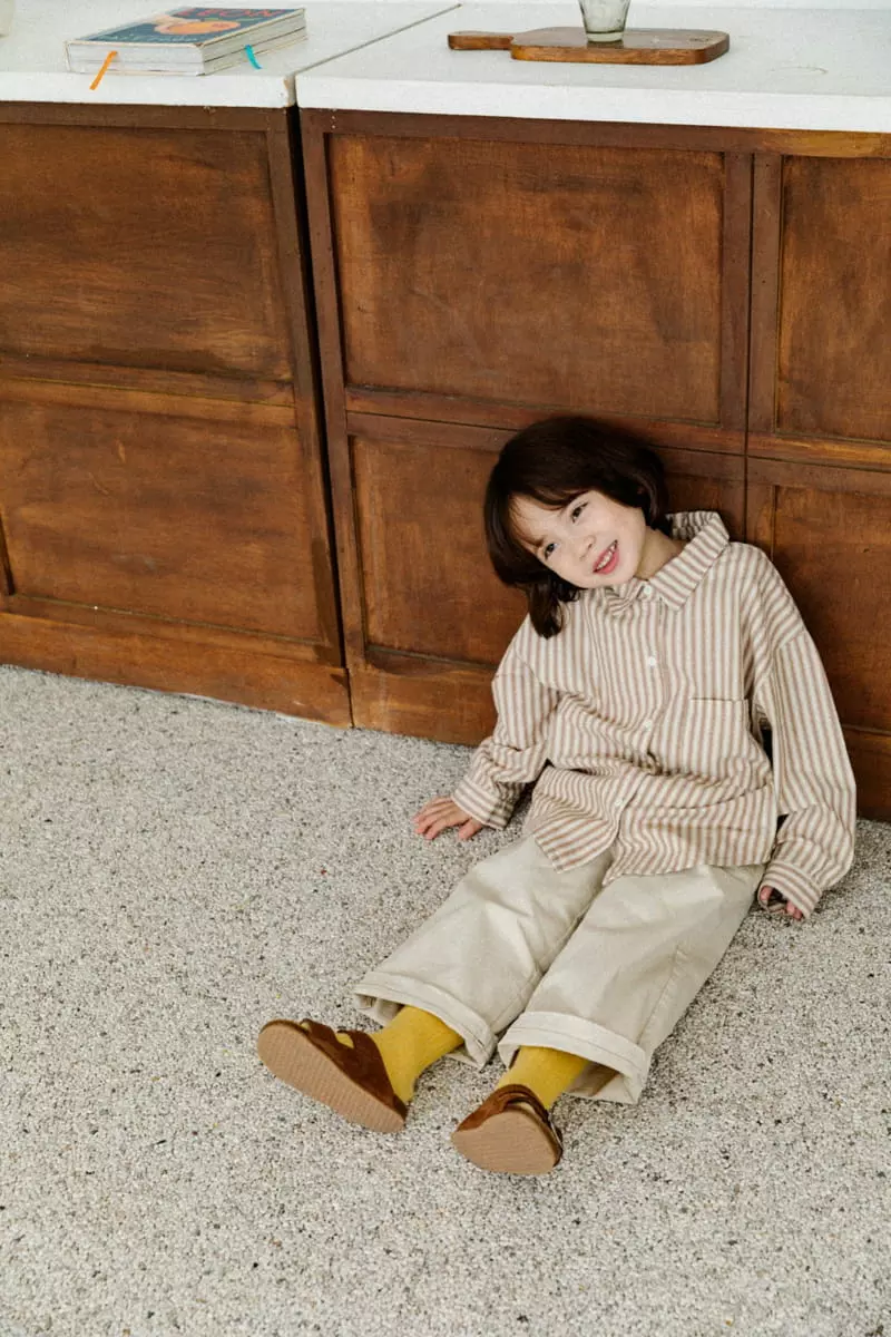 Peanut - Korean Children Fashion - #magicofchildhood - Classic Stripes Shirt - 4