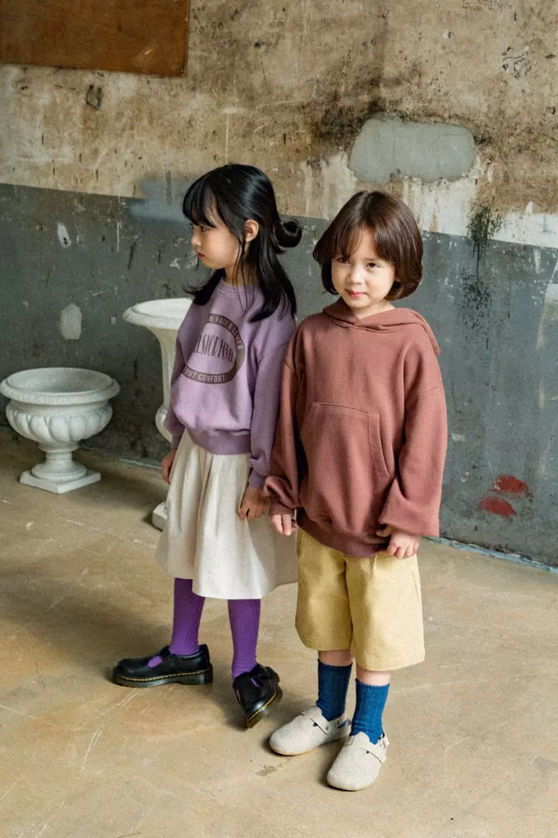 Peanut - Korean Children Fashion - #prettylittlegirls - Plain Hoody Tee - 7