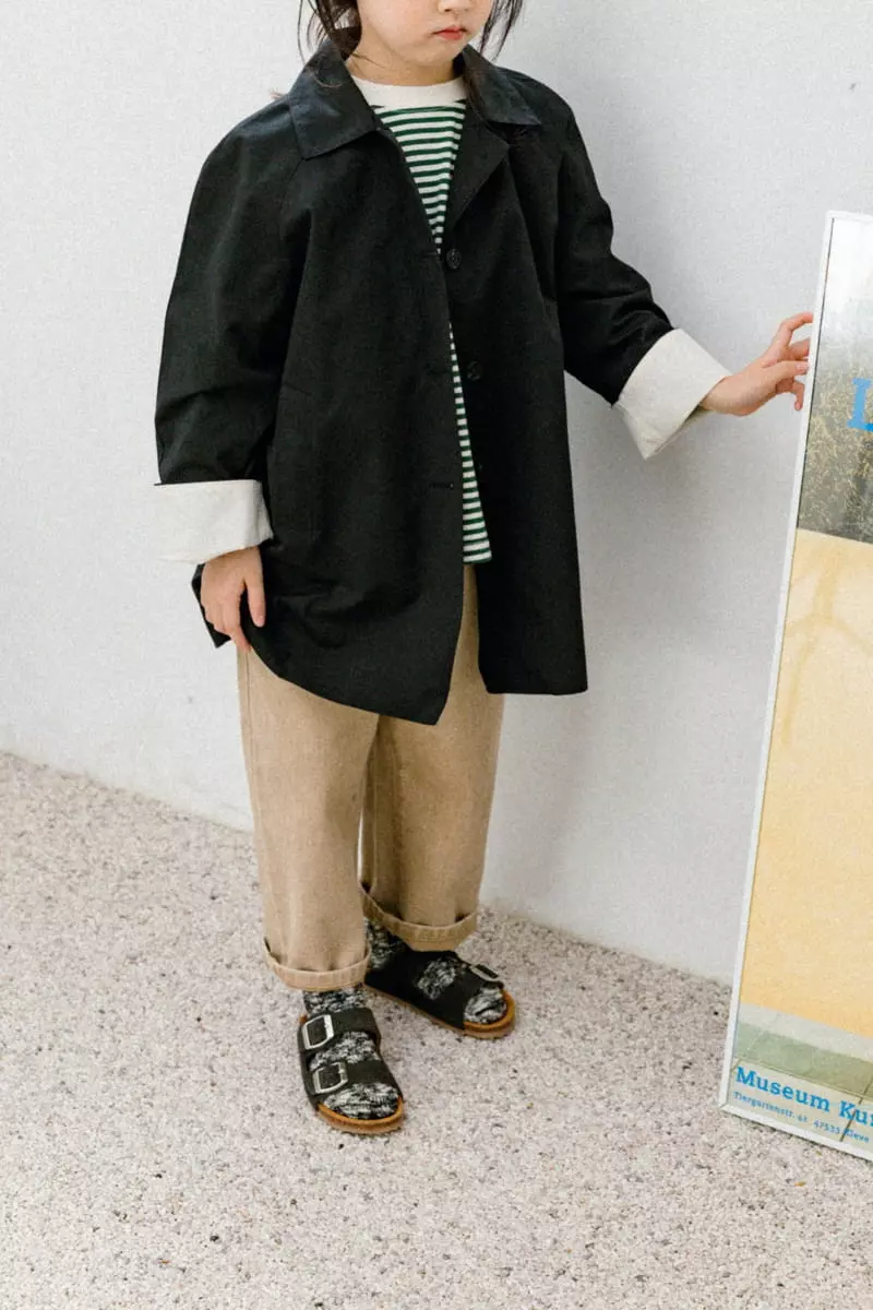 Peanut - Korean Children Fashion - #stylishchildhood - Log Trench Coat - 11