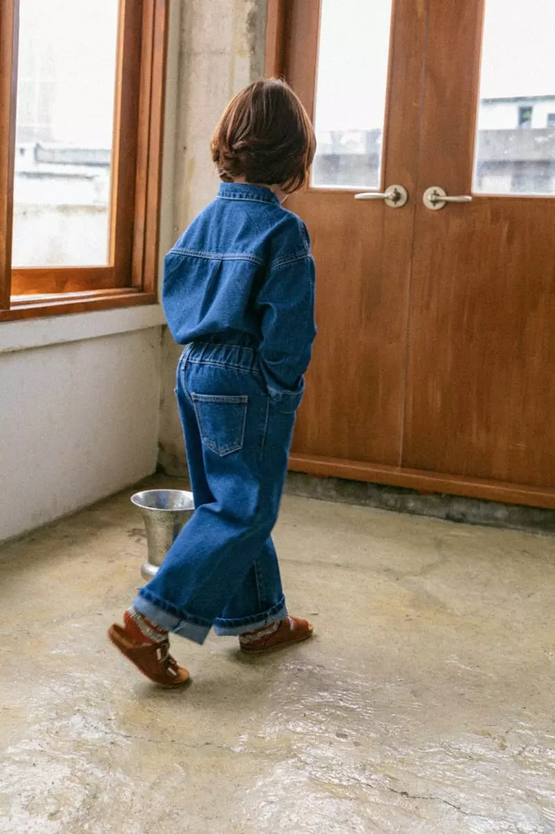 Peanut - Korean Children Fashion - #toddlerclothing - Mont Denim Shirt - 4
