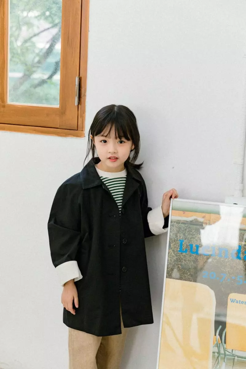 Peanut - Korean Children Fashion - #todddlerfashion - Log Trench Coat - 9