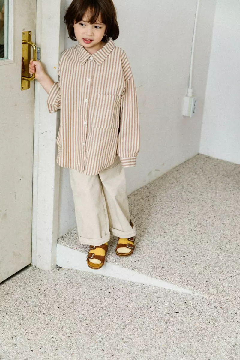 Peanut - Korean Children Fashion - #todddlerfashion - Classic Stripes Shirt - 6