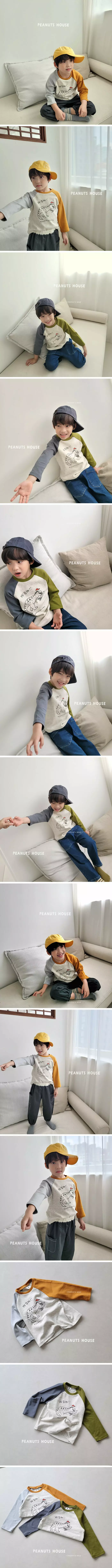 Peanuts - Korean Children Fashion - #childofig - Dino Tee