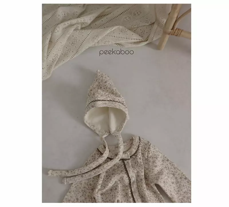 Peekaboo - Korean Baby Fashion - #babyboutique - Flin Foot Bodysuit - 3