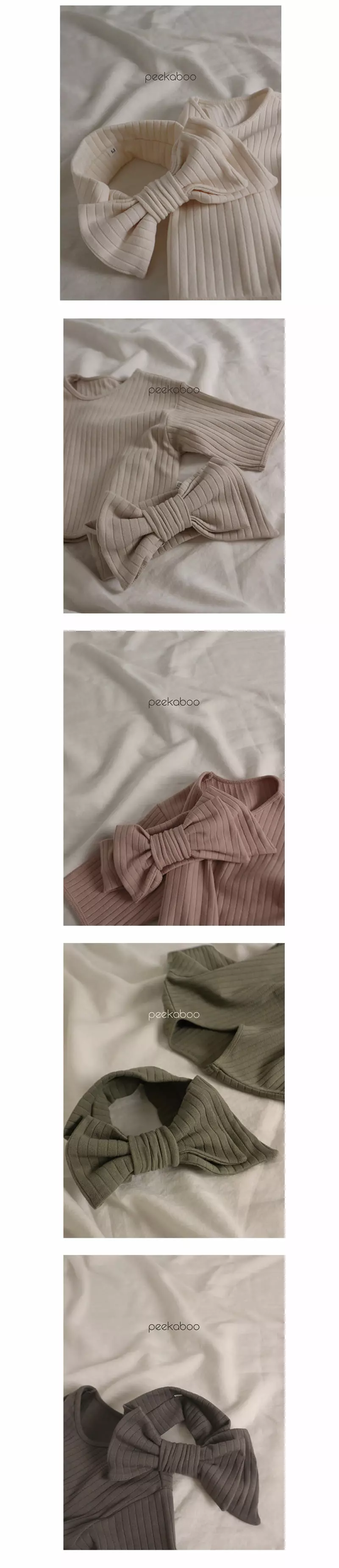 Peekaboo - Korean Baby Fashion - #babyoninstagram - Friend Ribbon Hairband - 4