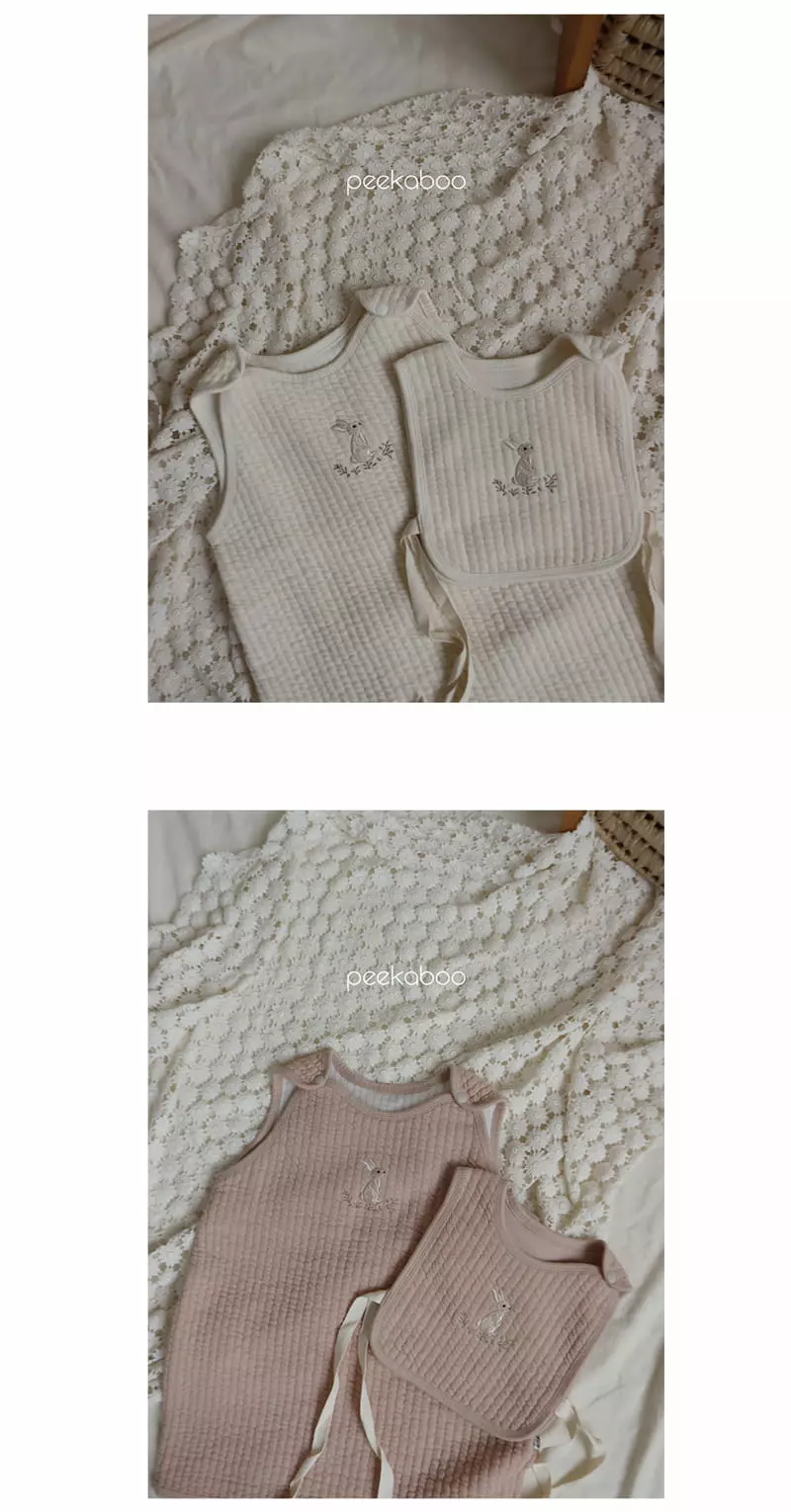 Peekaboo - Korean Baby Fashion - #babyootd - Rabbit Bib - 3