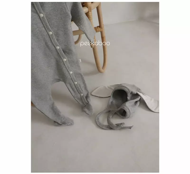 Peekaboo - Korean Baby Fashion - #babyoninstagram - Acorn Rabbit Bonnet - 4