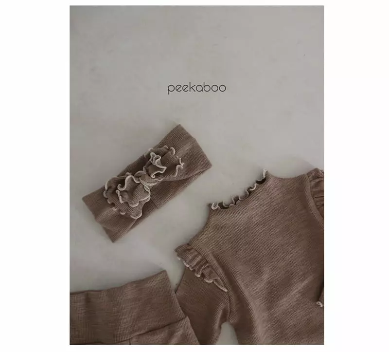 Peekaboo - Korean Baby Fashion - #babyoutfit - Sharon Bodysuit Set - 6