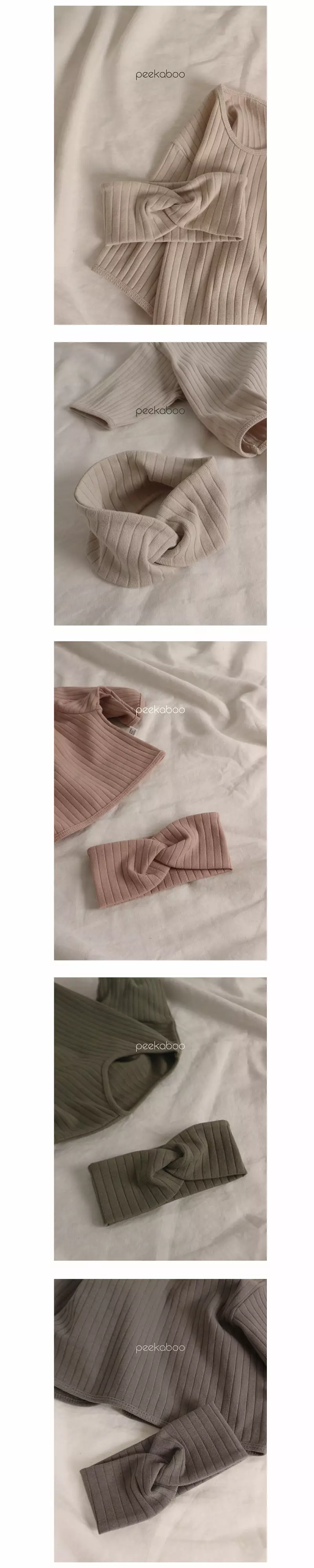 Peekaboo - Korean Baby Fashion - #babyoutfit - Friends Baby Top Bottom Set - 5