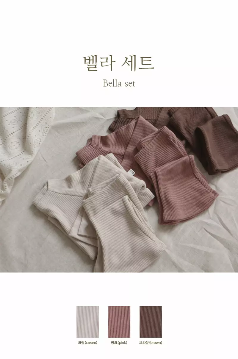 Peekaboo - Korean Children Fashion - #prettylittlegirls - Bella Top Bottom Set