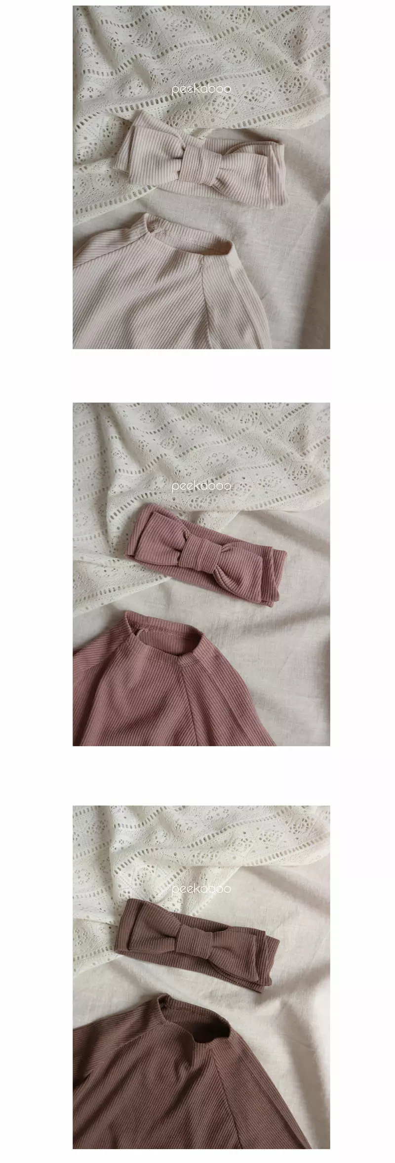 Peekaboo - Korean Children Fashion - #toddlerclothing - Bella Top Bottom Set - 3