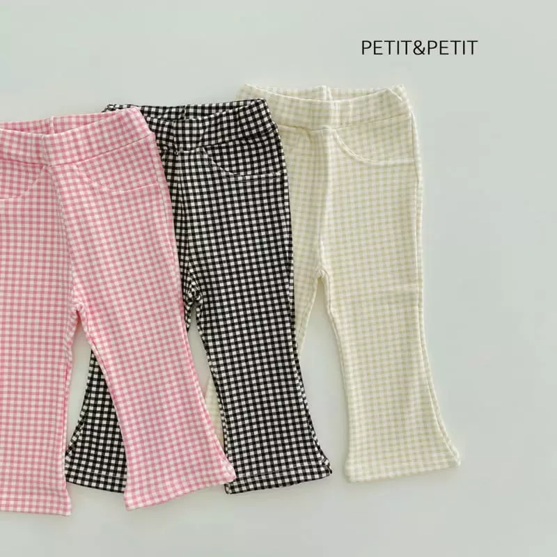 Petit & Petit - Korean Children Fashion - #kidzfashiontrend - Check Pants - 4