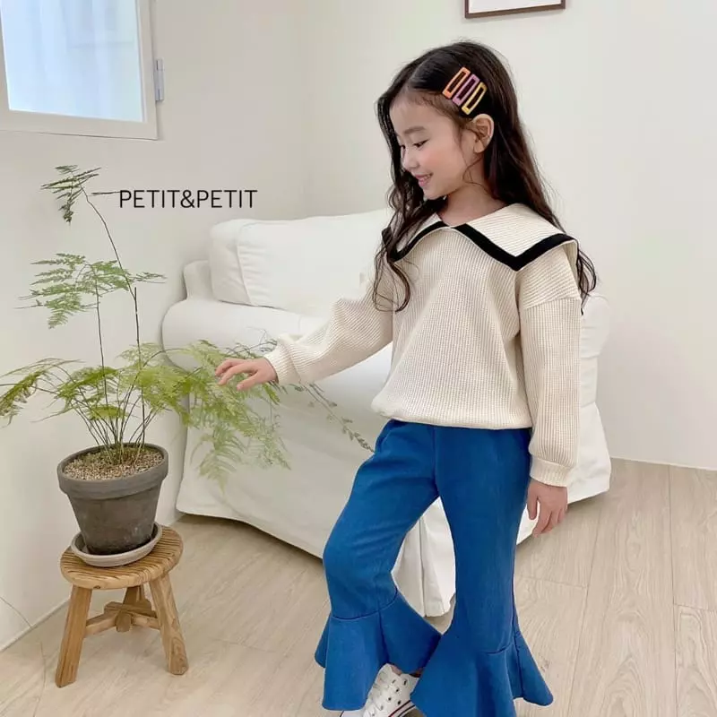 Petit & Petit - Korean Children Fashion - #Kfashion4kids - Waffle Sailor Tee - 8