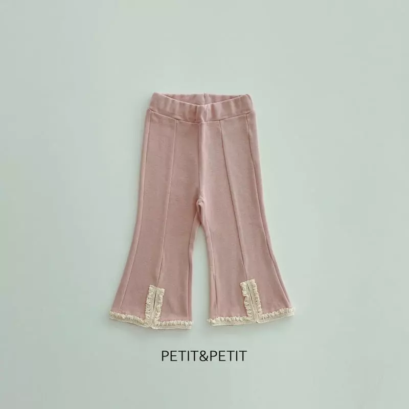 Petit & Petit - Korean Children Fashion - #childofig - Slit Lace Pants - 3