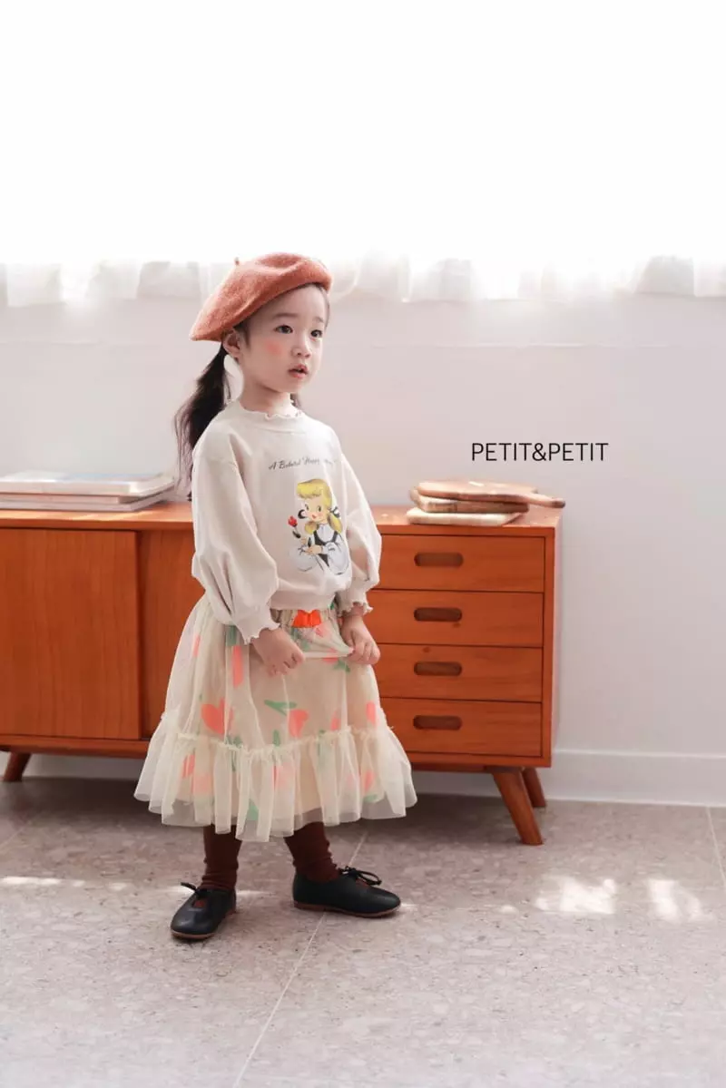 Petit & Petit - Korean Children Fashion - #childofig - Lovely Girl Sweatshirt - 3