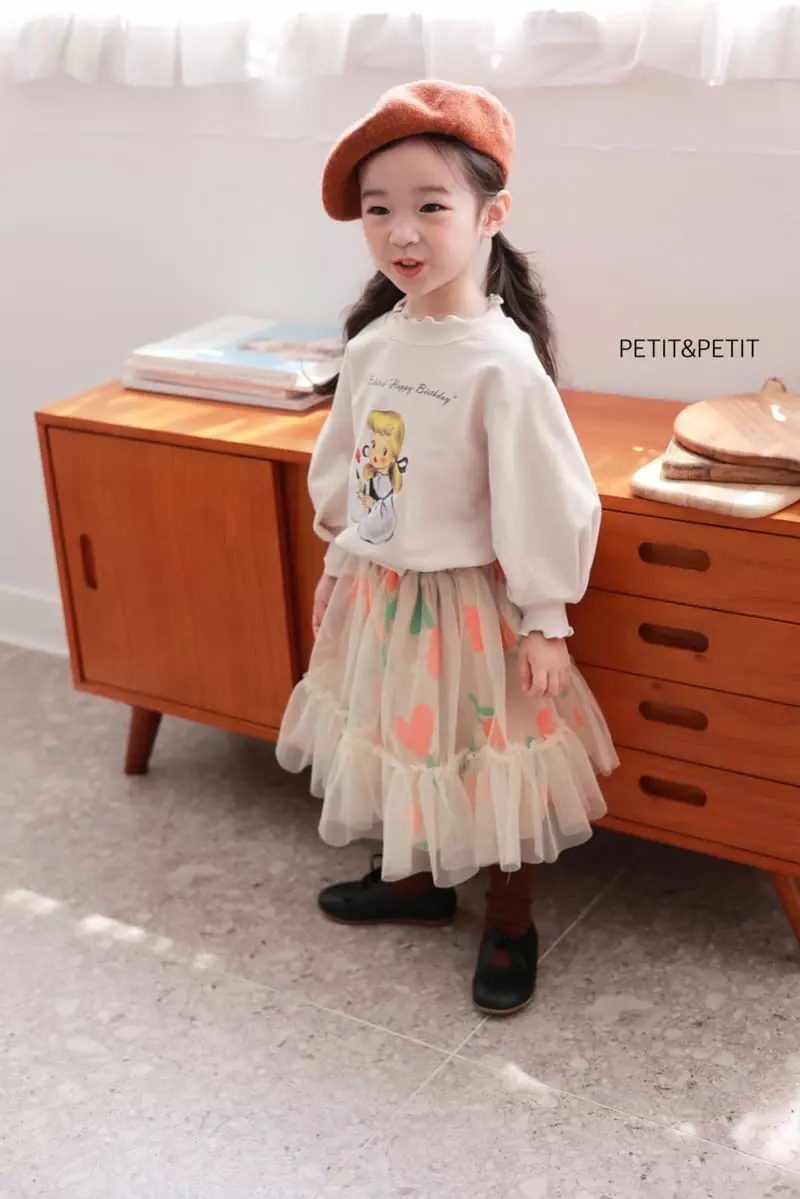 Petit & Petit - Korean Children Fashion - #childofig - Lovely Girl Sweatshirt - 4