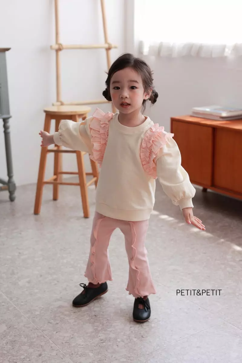 Petit & Petit - Korean Children Fashion - #childofig - Frill Sweatshirt - 9