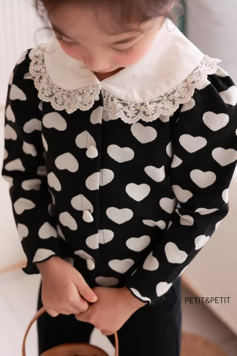 Petit & Petit - Korean Children Fashion - #childrensboutique - Heart Cardigan - 5