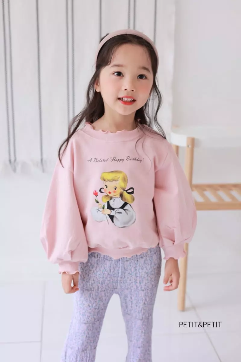 Petit & Petit - Korean Children Fashion - #childrensboutique - Lovely Girl Sweatshirt - 5