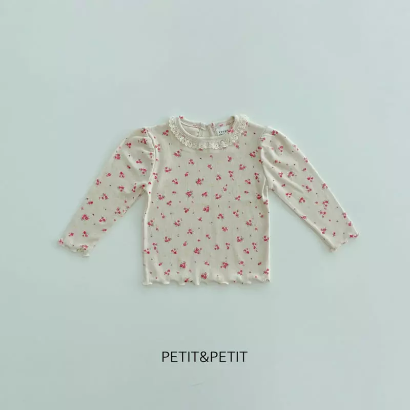Petit & Petit - Korean Children Fashion - #childrensboutique - Sugar Flower Lace Tee - 2