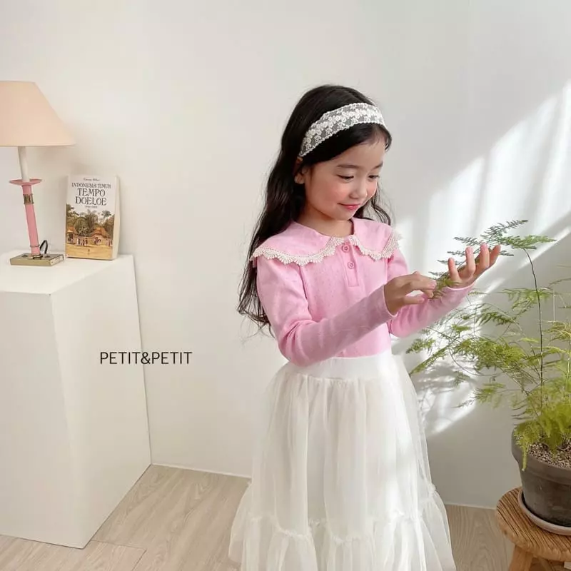 Petit & Petit - Korean Children Fashion - #childrensboutique - Eyelet Blouse - 12