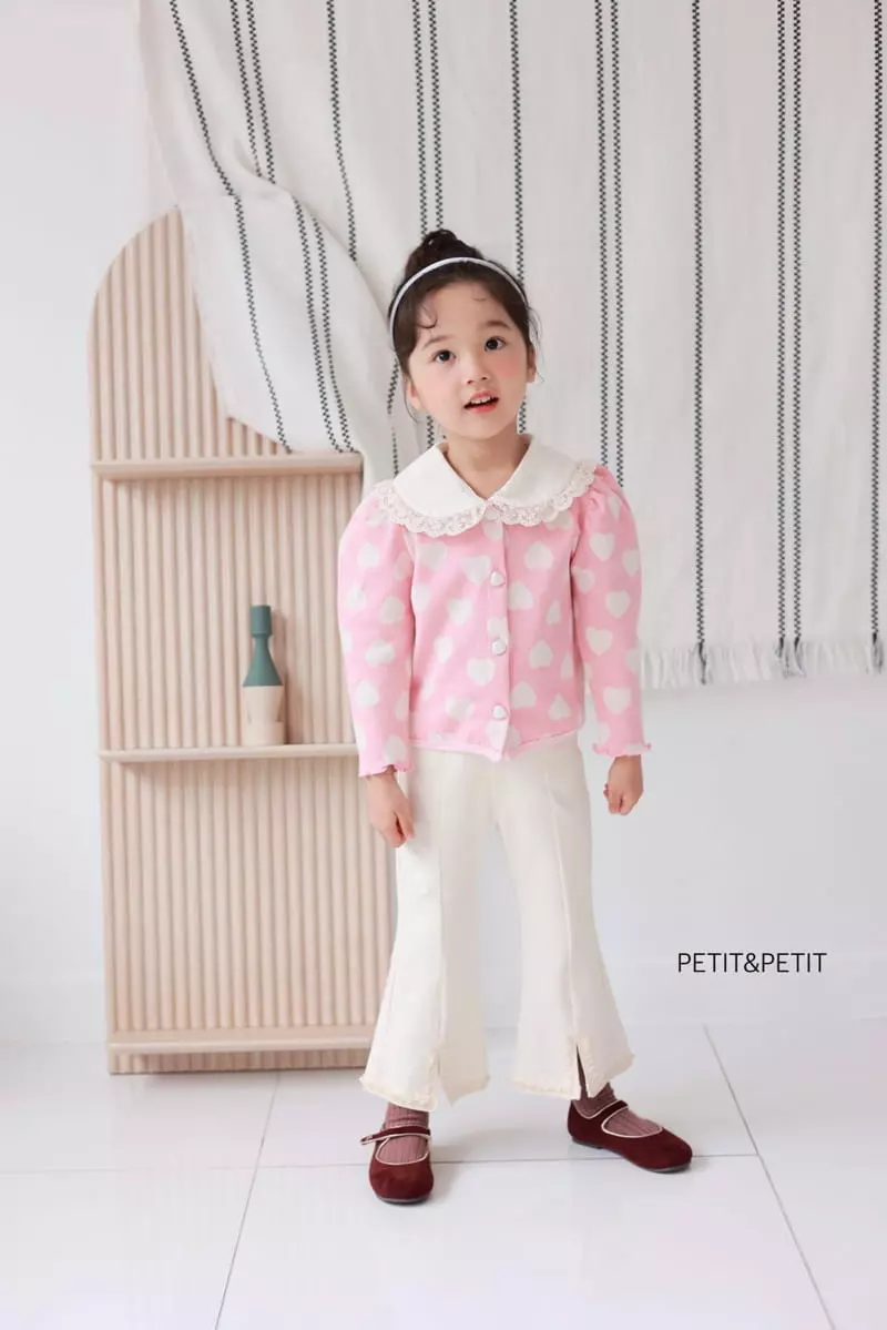 Petit & Petit - Korean Children Fashion - #designkidswear - Heart Cardigan - 6