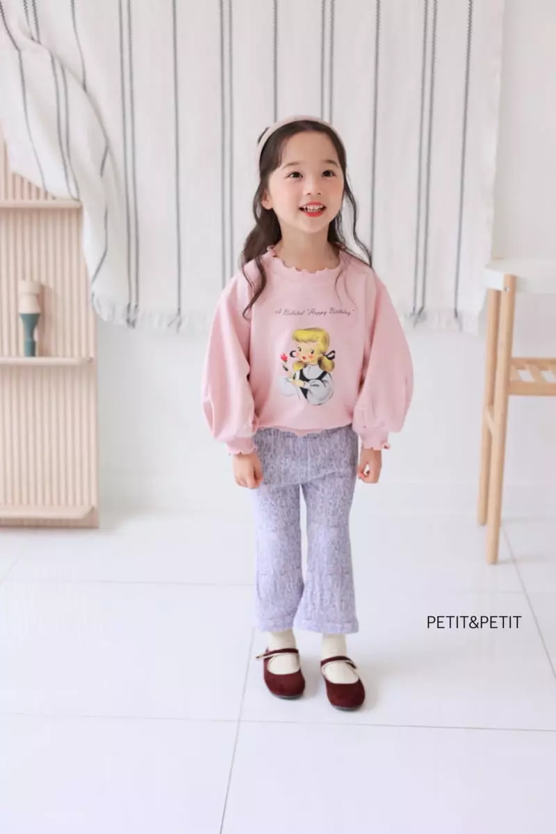 Petit & Petit - Korean Children Fashion - #designkidswear - Lovely Girl Sweatshirt - 6