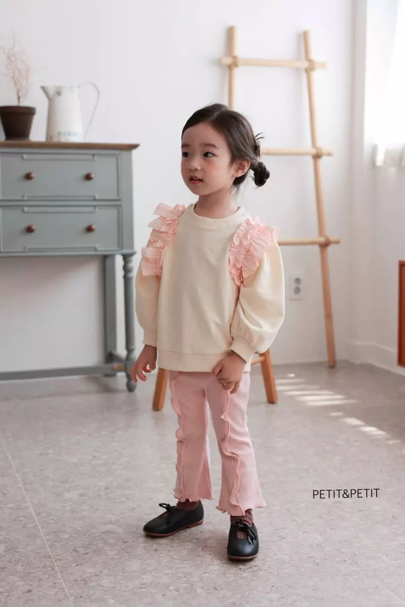 Petit & Petit - Korean Children Fashion - #designkidswear - Frill Sweatshirt - 11
