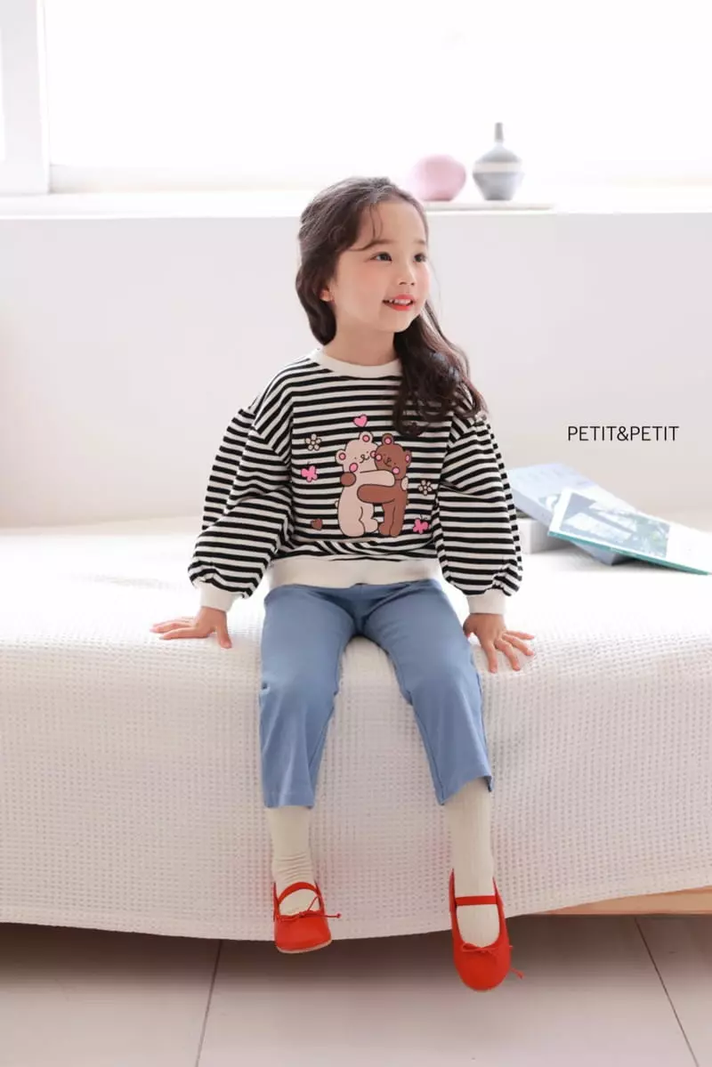 Petit & Petit - Korean Children Fashion - #designkidswear - Heart Bear Sweatshirt - 5