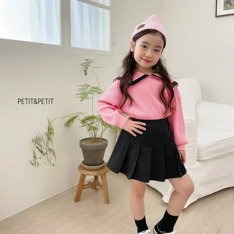 Petit & Petit - Korean Children Fashion - #designkidswear - Waffle Sailor Tee - 2
