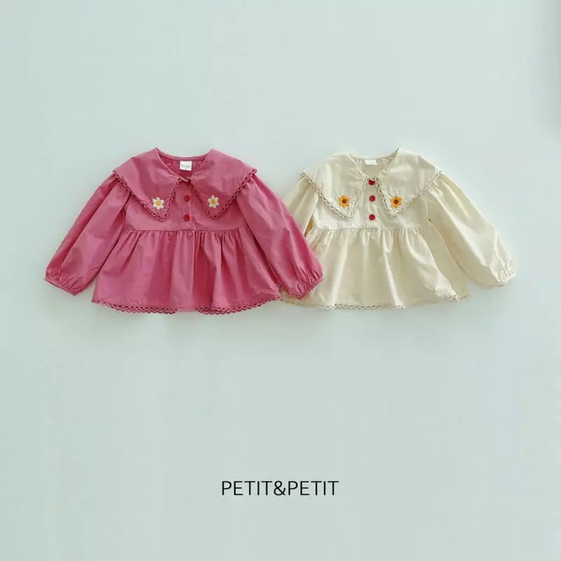 Petit & Petit - Korean Children Fashion - #discoveringself - Embroidery Blouse - 11