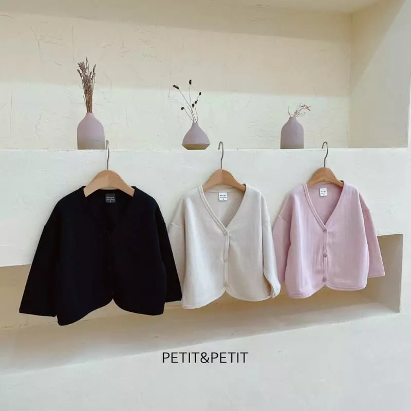 Petit & Petit - Korean Children Fashion - #discoveringself - Piping Cardigan - 4