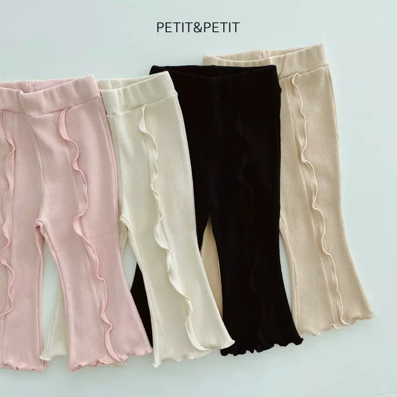 Petit & Petit - Korean Children Fashion - #fashionkids - Rib Frill Pants